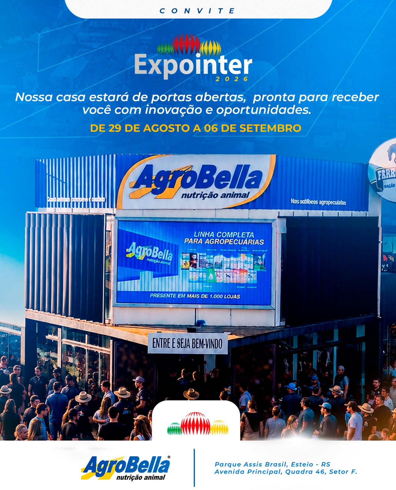 AgroBella confirma presença na 49ª Expointer