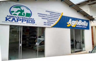 Nova fachada na Agroveterinária KAPPES