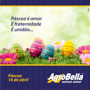 A equipe AgroBella deseja todos uma feliz páscoa!