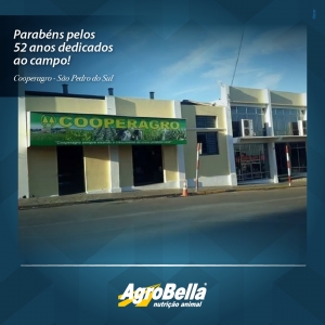 Parceira Cooperagro completa 50 anos de atuação.